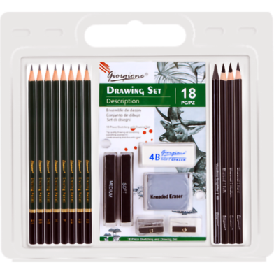 Giorgione G-SK18 Sketching Pencils 18 Pcs Set image