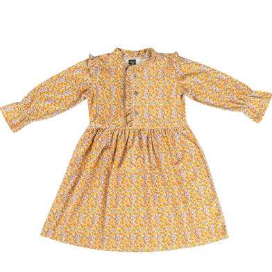 Girls Exclusive Frock (Yellow) image