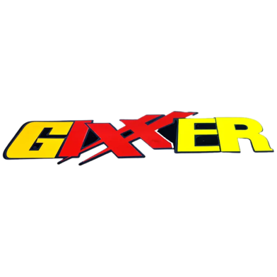 Gixxer Self Adhesive Emblem Decals Motorcycle Sticker 1pcs image