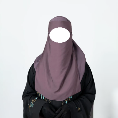 Glam TouchAmeera Foodie Niqab | Deep Mocha image