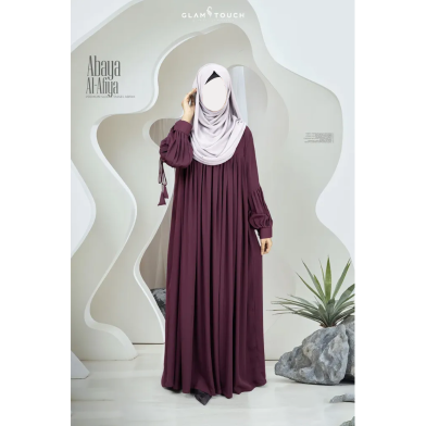 Glam Touch Abaya Al-Afiya Sleeve Tassel Abaya image