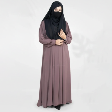 Glam Touch Abaya Al-Muneera Premium Pleat Design Abaya image