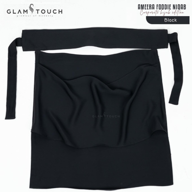 Glam Touch Ameera Foodie Niqab | Black image