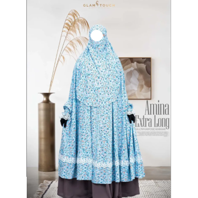 Glam Touch Amina Extra Long Multi-Purpose Khimar | image