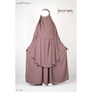 Glam Touch Haya Set Abaya (3 Part Set) image