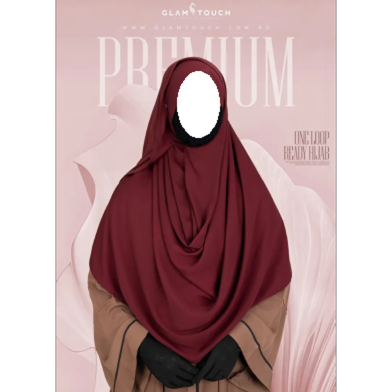 Glam Touch One Loop-Ready Hijab | image