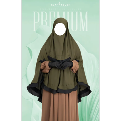 Glam Touch Tohfa Ready Hijab Niqab Set image