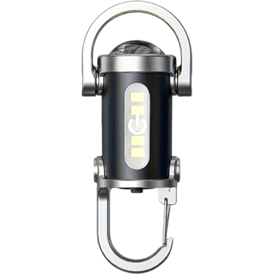 Glimmer 4 Mode USB Keychain Flashlight 300LM Rechargeable Emergency And Outdoor Light image