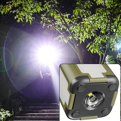 Glimmer Multi Dash Functional Waterproof Camping Led Lantern 2000mah 500lm Solar And Usb Rechargeable With Power Bank 6 Modes Dark Green Slide 4