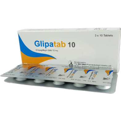 Glipatab 10 mg Tablet 10's Strip image