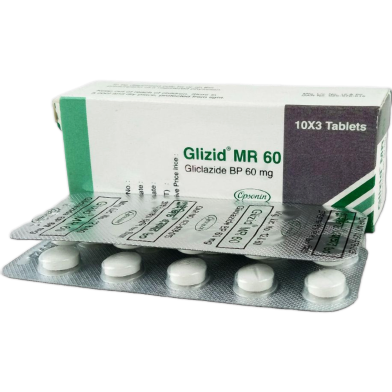 Glizid MR 60 mg Tablet 10's Strip image