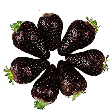 Global Black Strawberry Seeds - 30 Pcs image