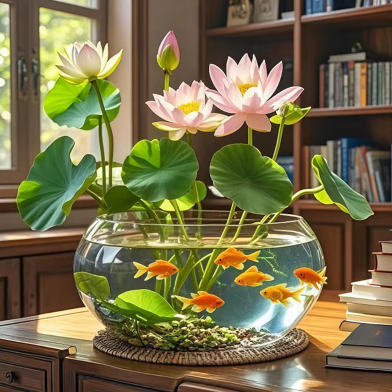 Global Lotus Bowl Bonsai Seeds 8 Pcs image