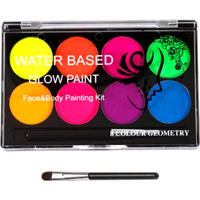 Glow Paint Washable Face Body Art Paint UV Glowing Painting Pigment image