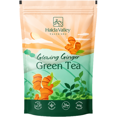 Glowing Ginger Green Tea, 60GM image