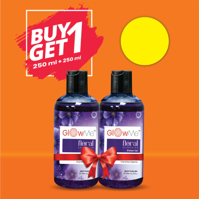 Glowme Shower Gel Floral 250ml Buy 1 Get 1 Glowme Shower Gel Floral 250ml Free image