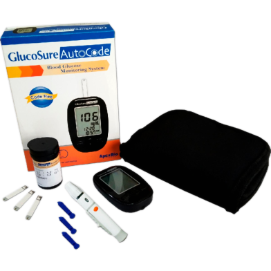 GlucoSure AutoCode Blood Glucose Monitoring System with 10 Test Strips image