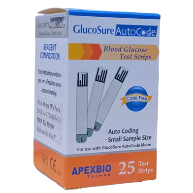 GlucoSure AutoCode Blood Glucose Test 25 Strips image
