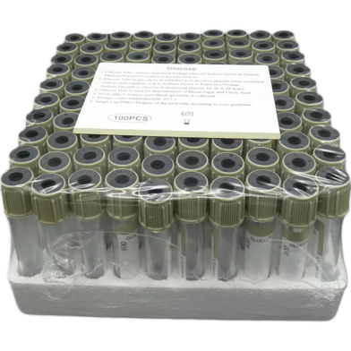 Glucose Blood Collection Vacuum Tube 3ml 100 Pcs image