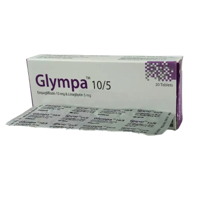 Glympa 10 mg , 5 mg Tablet 10's Strip image