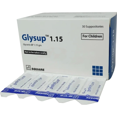 Glysup 1.15 gm Suppository 10's Strip image