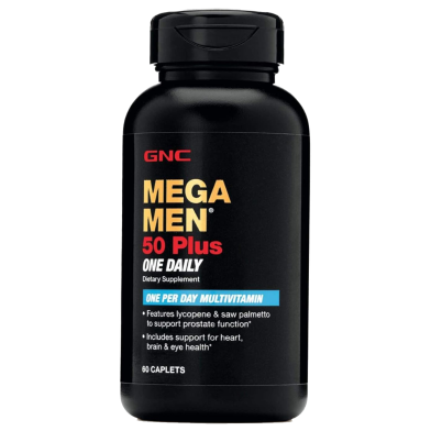 Gnc Mega Men 50Plus One Daily Multivitamin - 60 Caplets image