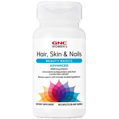 Gnc Women’s Advanced Hair, Skin And Nails Formula – 60 Caplets image