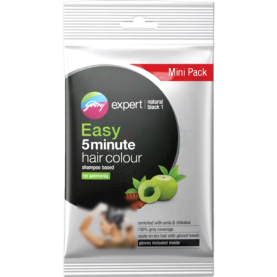 Godrej Expert Easy 5 Minute Shampoo Hair Colour-10ml image