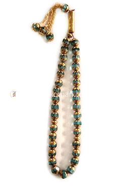 Golden Coating Crystal Stone Tasbih 33 Dana image