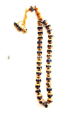 Golden Coating Crystal Stone Tasbih (তসবিহ) 33 Dana image
