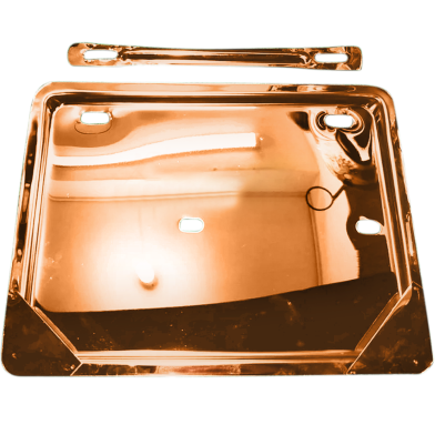 Golden Color Motorcycle License Plate Holder - Stainless Steel 1 Set - Universal image