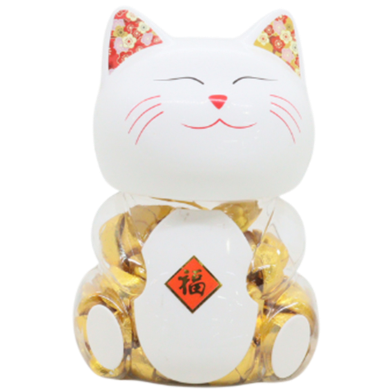 Golden Treasure Chocolate Cat Jar 200gm image