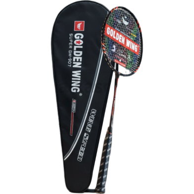 Golden Wing 907 Professional Badminton Single Racket With Bag image