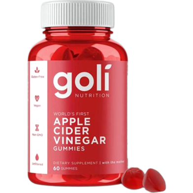 Goli Nutrition Apple Cider Vinegar Gummies 60 Gummies (USA) image