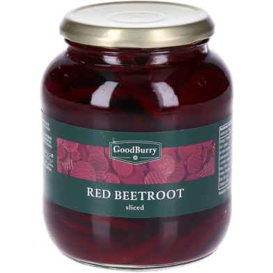 Good Burry Sliced Red Beetroot Glass Jar 680gm image