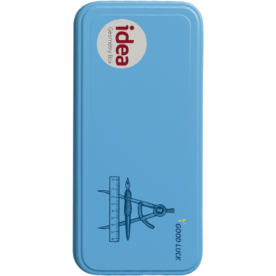 Good Luck Metal Geometry Box-Idea (Blue) image
