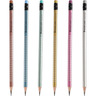 Good Luck - Silver Pencil -2B -12 Pcs image