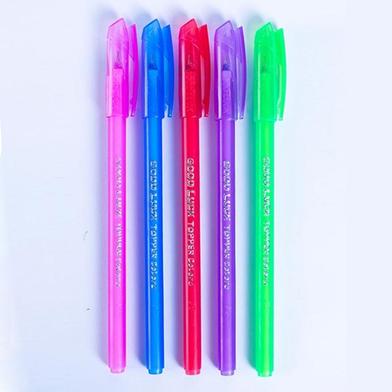 Good Luck Topper Ball Pen - 5 pcs image