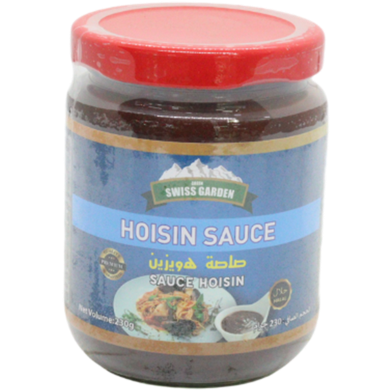Green Swiss Garden Hoisin Sauce Glass Jar 230gm image