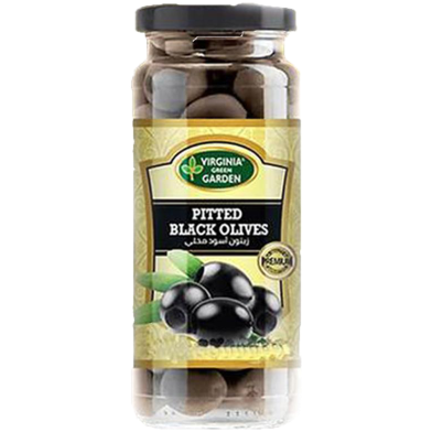 Green Swiss Garden Pitted Black Olives 340gm image