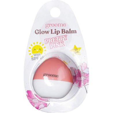 Groome Glow Lip Balm With SPF 15 – Pretty Pink 30 gm image