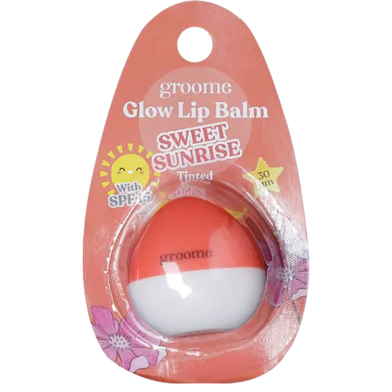 Groome Glow Lip Balm With SPF 15 – Sweet Sunrise 30 gm image