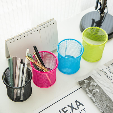 GuangBo Metal Mesh Pen Holder for Office Desk Stationery image