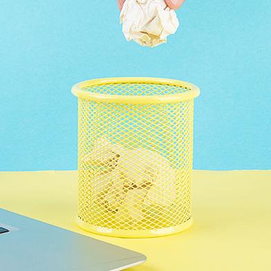 GuangBo Metal Mesh Pen Holder for Office Desk Stationery Slide 4