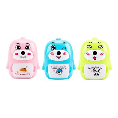 GuangBo Pencil Sharpener Creative Cute Cartoon Hand-cranked Shaped Children's Primary School Stationery image