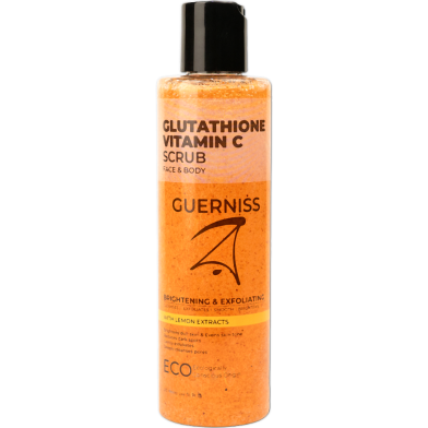 Guerniss Raw  Glutathione Vitamin C Face and Body Scrub- 200ml image