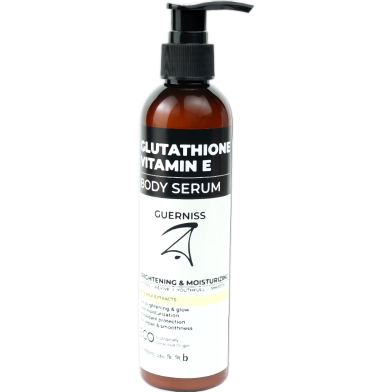 Guerniss Raw  Glutathione Vitamin E Body Serum- 240ml image