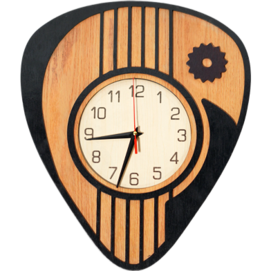 Guitar Pick Shape Wall Clock image