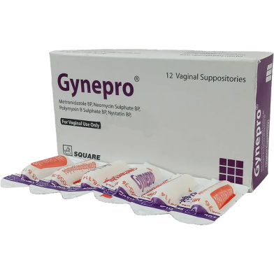 Gynepro Vaginal 6's Strip Suppository image