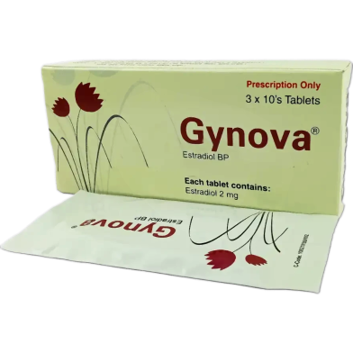 Gynova 2 mg Tablet 10's Strip image